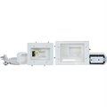 Datacomm Electronics Datacomm Electronics 45-0024-WH Recessed Pro-power Kit With Straight Blade Inlet 45-0024-WH